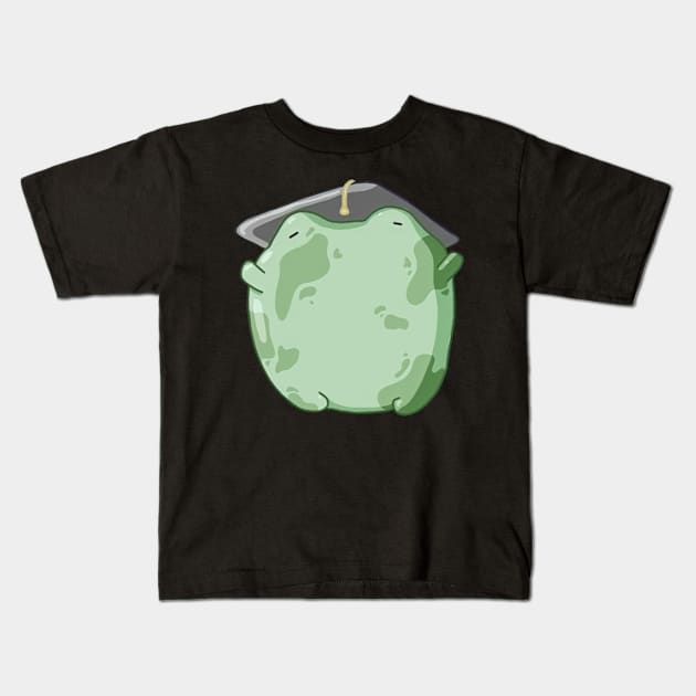 froggy graduate Kids T-Shirt by tamansafari prigen